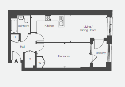 Floorplan for plot 2