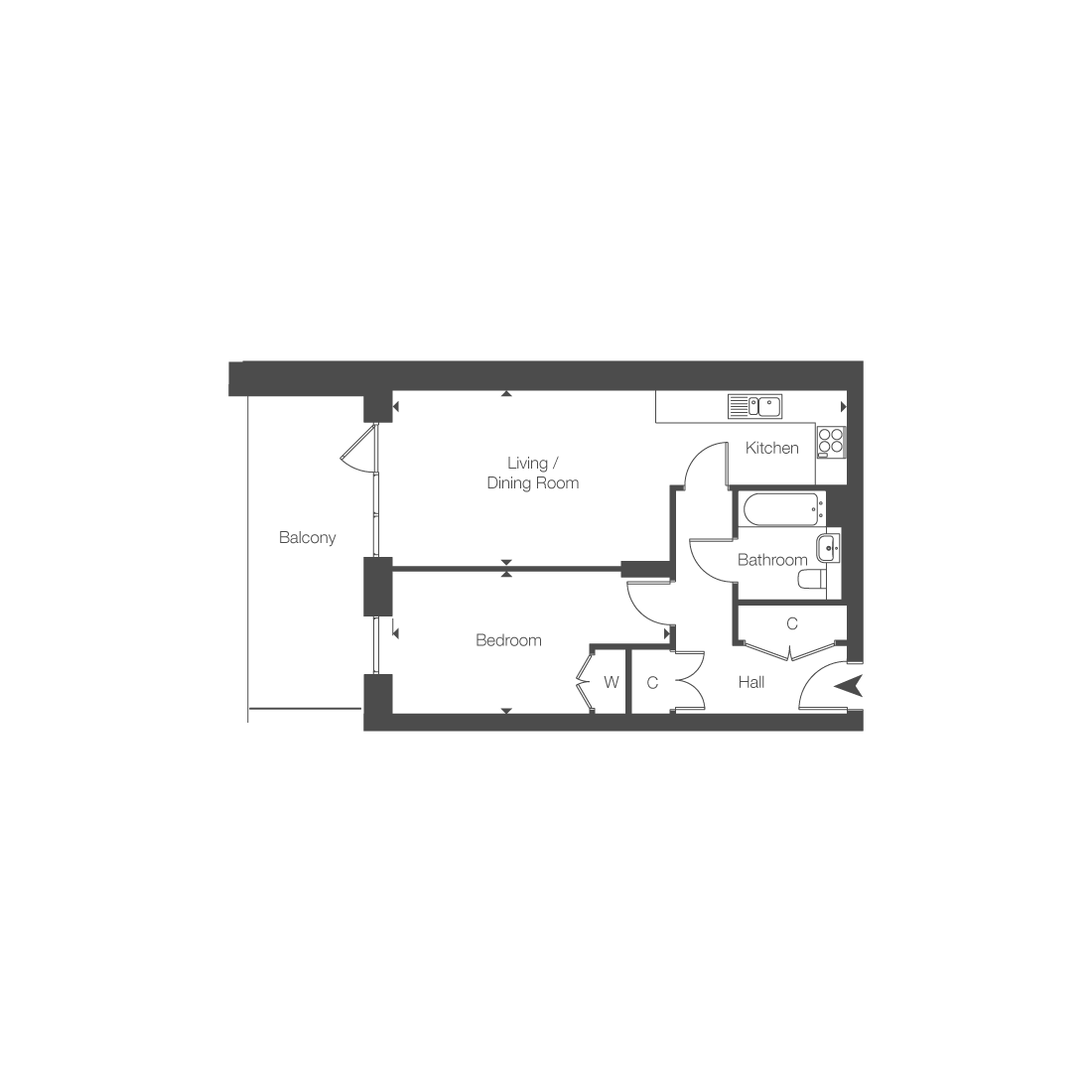 Floorplan for plot 3