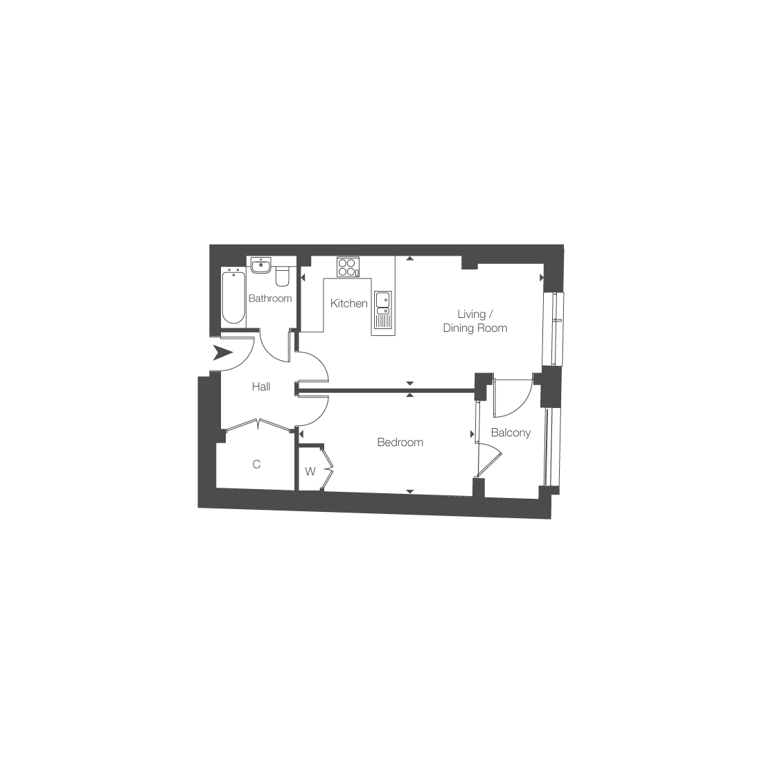 Floorplan for plot 5